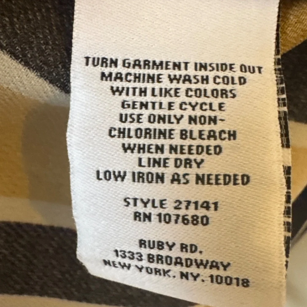 Ruby Rd pull over striped blouse - Picture 5 of 6